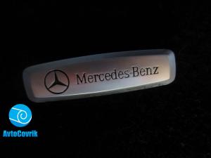 Лейбл металлический Mercedes-Benz (Мерседес-Бенц) цветной