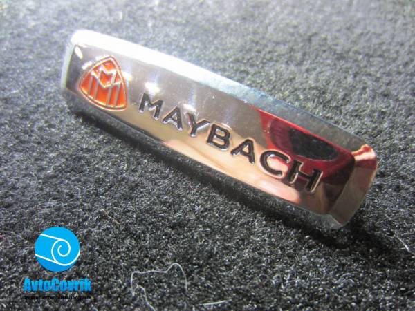 Лейбл металлический Maybach (Майбах) цветной