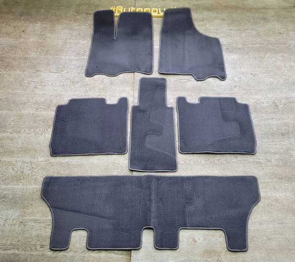 Велюровые коврики в салон Toyota Sienna 3 (2011-н.в) 3 ряд комплект