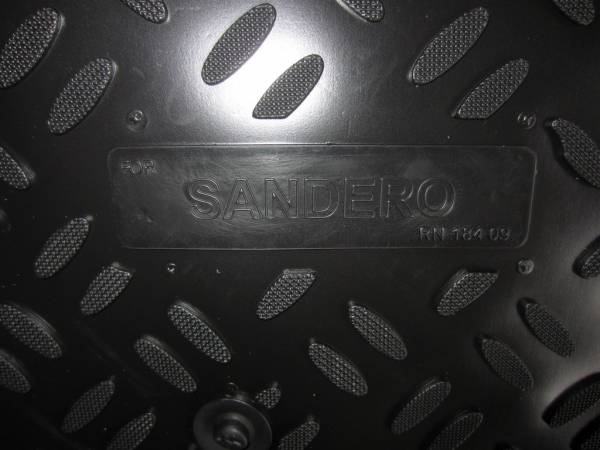 Коврики в салон Renault Sandero 1 (Рено Сандеро 1) с бортиком