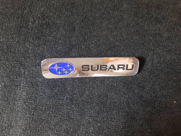 Лейбл металлический Subaru (Субару) цветной БОЛЬШОЙ