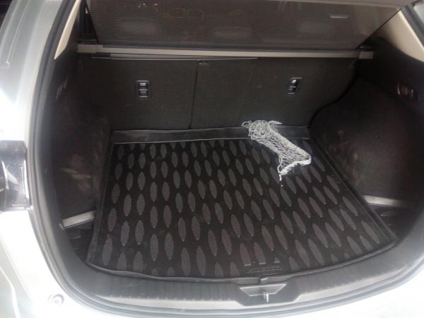 Резиновый коврик в багажник Mazda CX5 (Мазда СХ5)(2017-) с бортиком