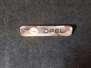 Лейбл металлический Opel (Опель) цветной БОЛЬШОЙ