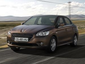 Велюровые коврики в салон Peugeot 301 (2012-н.в.)