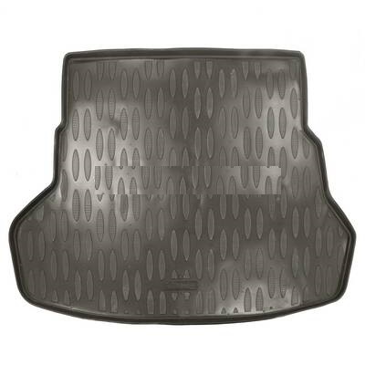 Резиновый коврик в багажник Kia Rio 3 Sedan(Киа Рио 3 Седан) (2011-) с бортиком