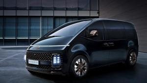 Коврики в салон Hyundai Staria (2021-н.в.)  3 ряд+ багажник
