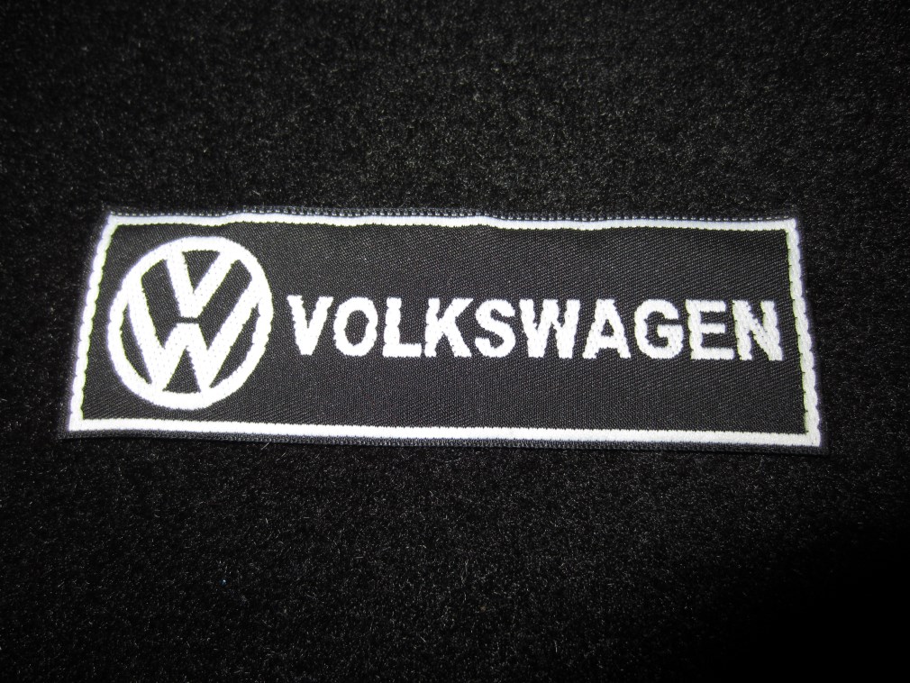 Лейбл Volkswagen для ковриков на липучке