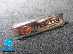 Лейбл металлический Mazda (Мазда) цветной