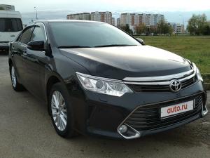 Ворсовой коврик в багажник Toyota Camry 7 XV50 (2011-2014)