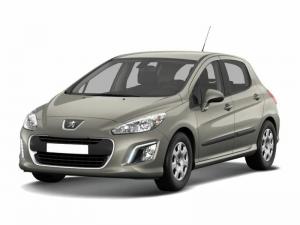 Резиновый коврик в багажник Peugeot 308 HB (2008-н.в.) с бортиком
