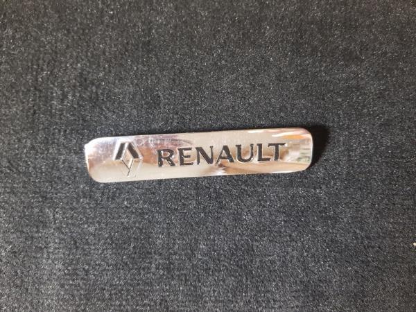 Лейбл металлический Renault (Рено) цветной БОЛЬШОЙ