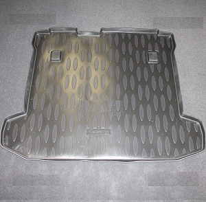 Резиновый коврик в багажник Mitsubishi Pajero 3 (Митсубиси Паджеро 3) с бортиком