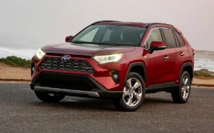 Коврики 3D LUX в багажник Toyota RAV4 (2013-2019) с бортиком