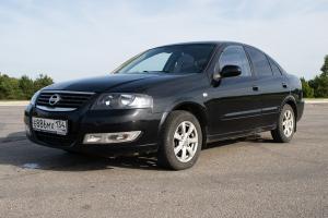 Резиновый коврик в багажник Nissan Almera Classic (2006-2012) с бортиком 