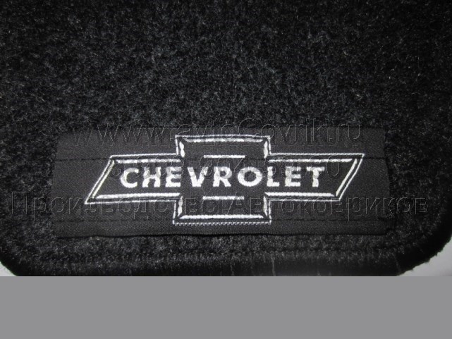 Лейбл Chevrolet для ковриков на липучке