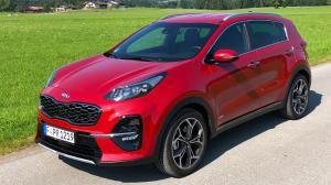 Коврики 3D LUX в салон Kia Sportage  (2018-н.в.) с бортиком