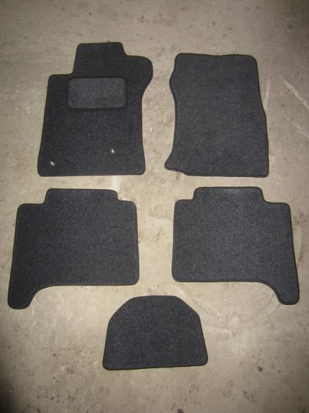 Велюровые коврики в салон Toyota Land Cruiser Prado 120 (Тойота Ленд Крузер Прадо 120)