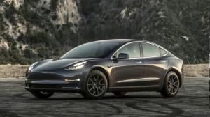 Резиновый коврик в багажник Tesla Model 3 (2017-н.в.)