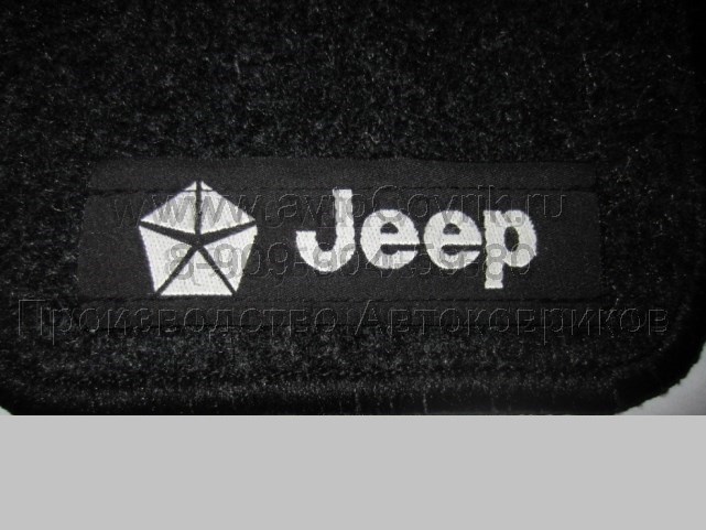 Лейбл Jeep для ковриков на липучке
