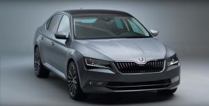 Резиновый коврик в багажник Skoda Superb 3V (2015-н.в.)