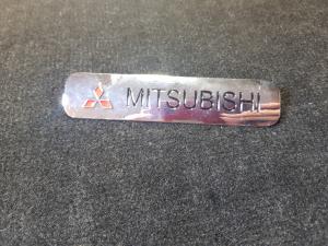 Лейбл металлический Mitsubishi( Митсубиси) цветной БОЛЬШОЙ
