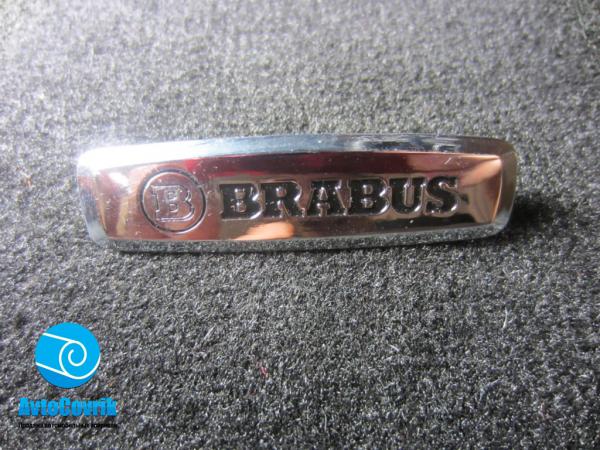 Лейбл металлический Mercedes-Benz Brabus (Мерседес Бенц Брабус) цветной 