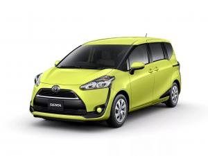 Коврик в багажник Toyota Sienta 2 (2015-н.в.) с бортиком