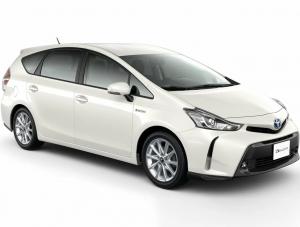 Коврик в багажник Toyota Prius Alpha 40 (2012-2017) с бортиком