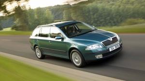 Резиновый коврик в багажник Skoda Octavia A5 Combi (2004-н.в.) 