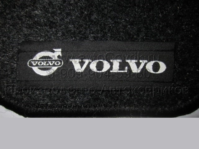 Лейбл Volvo для ковриков на липучке