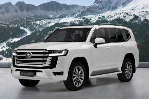 Коврики 3D LUX в багажник Toyota Land Cruiser 300 (2021-н.в.) с бортиком