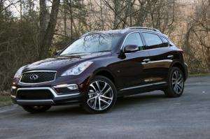 Резиновый коврик в багажник Infiniti QX50 (2004-2010) с бортиком
