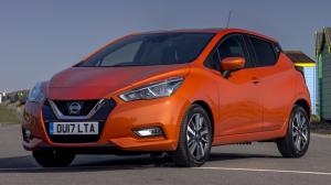 Коврики в салон Nissan Micra K14 (2017-н.в.)  с бортиком