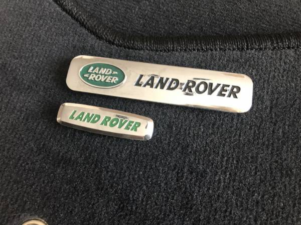 Лейбл металлический Land Rover (Ленд Ровер) цветной (БОЛЬШОЙ)