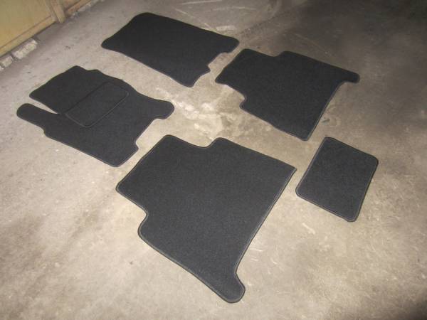 Велюровые коврики в салон Kia Mohave (Киа Мохав) на 3 ряда ковролин LUX