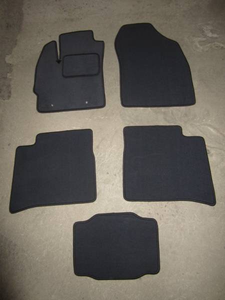 Велюровые коврики в салон Toyota Prius (NHW30)(Тойота Приус 30) Ковролин PREMIUM
