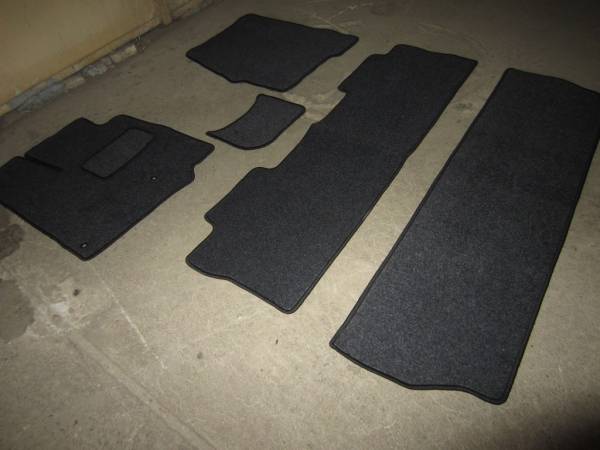 Велюровые коврики в салон Toyota Sienna 2 (Тойота Сиена 2) 3 ряда 