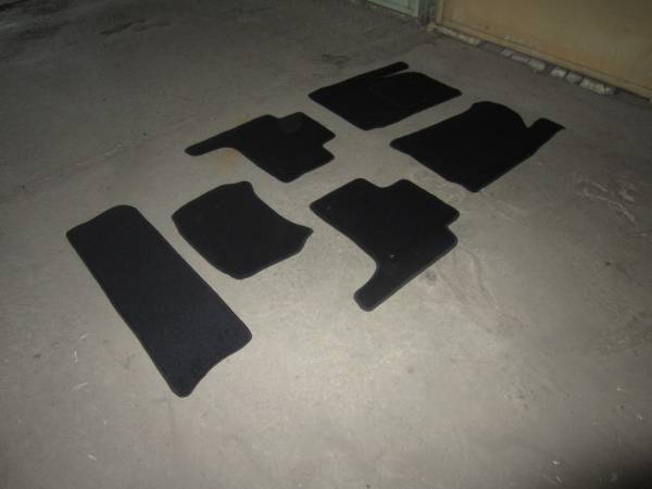 Велюровые коврики в салон Nissan Patrol 6 (Ниссан Патрол 6) 3 ряда