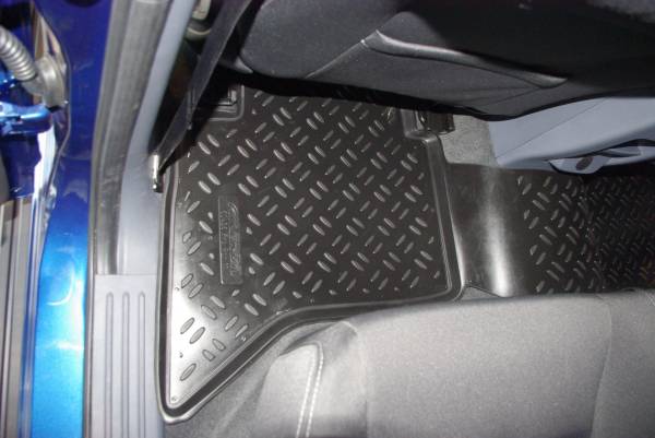 Резиновые коврики в салон Ford Ranger 3 (Форд Рэнджер 3)с бортиком