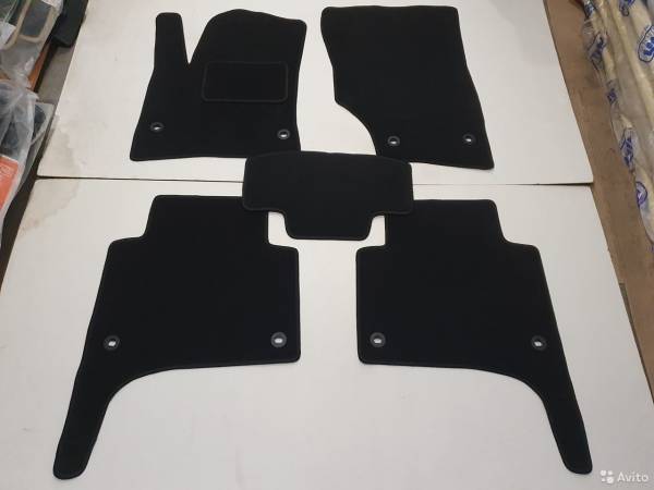 Велюровые коврики в салон Porsche Cayenne I (Порше Кайен 1)