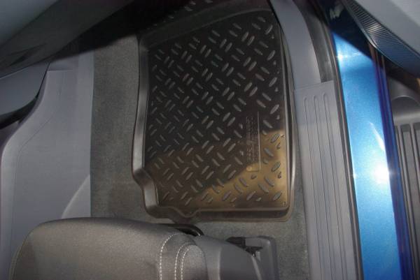 Резиновые коврики в салон Ford Ranger 3 (Форд Рэнджер 3)с бортиком