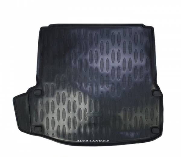 Резиновый коврик в багажник Skoda Octavia A5 HB (Шкода Октавия А5 хэтчбек) с бортиком
