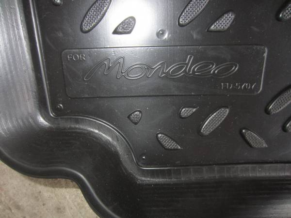 Резиновые коврики в салон Ford Mondeo 4 (Форд Мондео 4) с бортиком