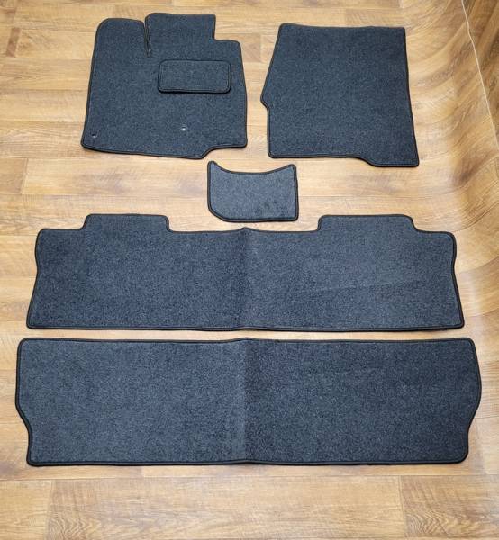 Велюровые коврики в салон Toyota Sienna 2 (2003-2010) 3 ряд