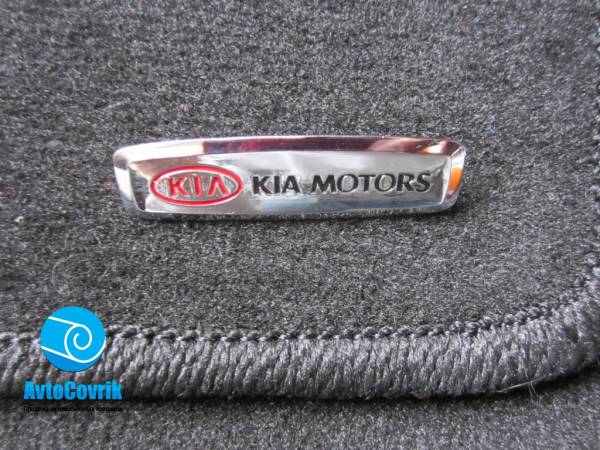 Лейбл металлический Kia Motors (Киа Моторс) цветной