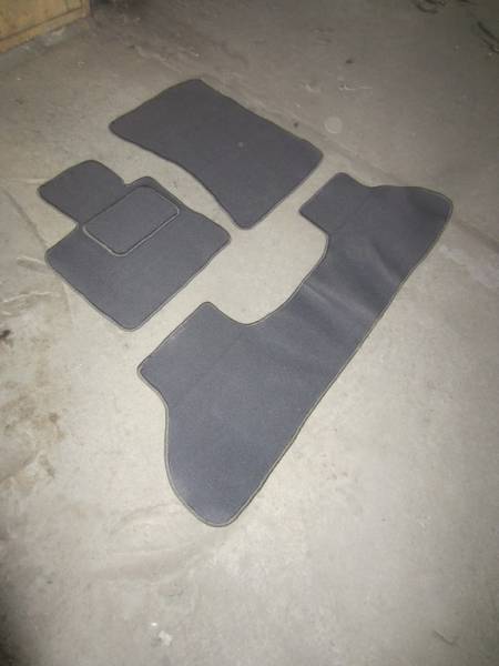 Велюровые коврики в салон Bmw X5 E70 (Бмв Х5 Е70) ковролин PREMIUM (серый)