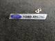 Лейбл металлический Ford Racing ( Форд Рейсинг) фигурный цветной 