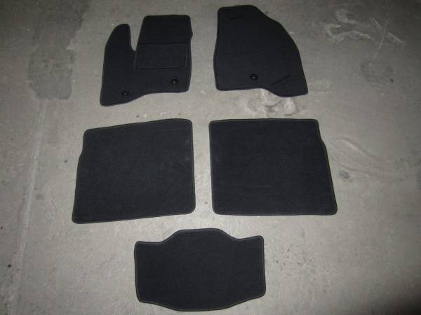 Велюровые коврики в салон Ford Explorer 5 (Форд Эксплорер) (2015-2019) 2 ряда Ковролин LUX