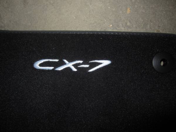 Велюровые коврики в салон Mazda CX7 (Мазда СХ7) ОРИГИНАЛ ПРЕМИУМ
