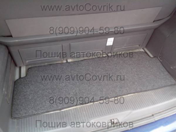 Велюровый коврик в багажник Volkswagen Multiven T5 (Фольксваген Мультивен Т5)